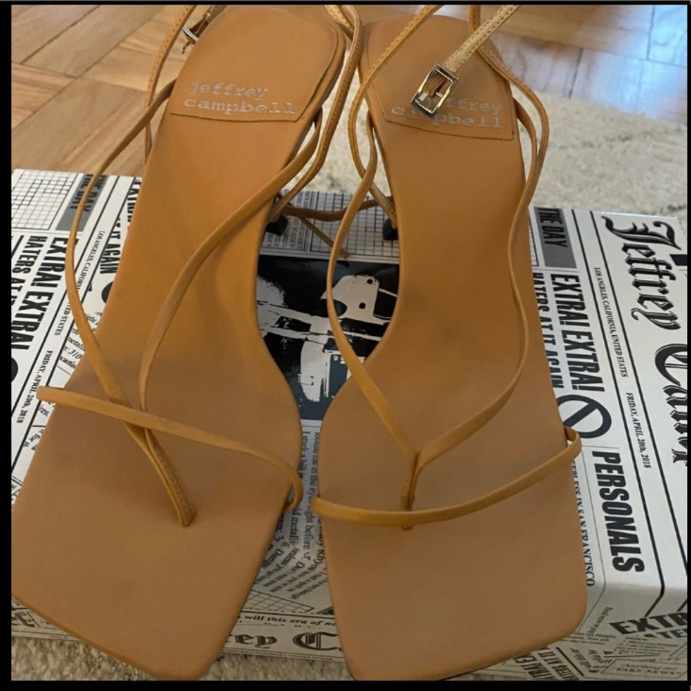 Jeffrey Campbell sandals size 37 (7 US) in nude